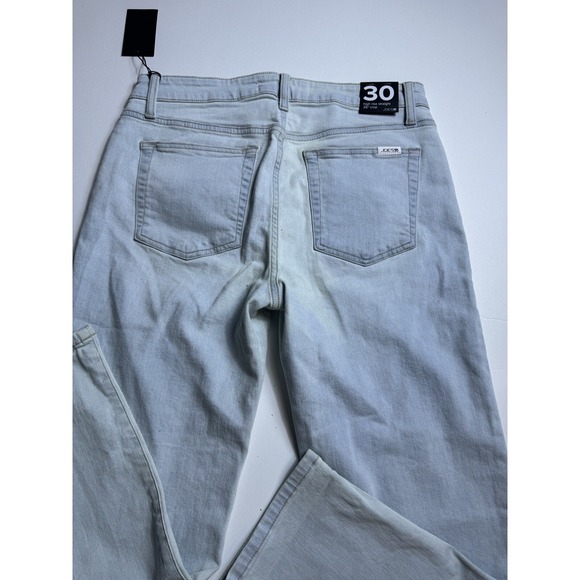 Women's Joe's Jeans  High Rise Light‎ Blue Denim Stretch Plain Sz 30 Insem 26" - Picture 9 of 9